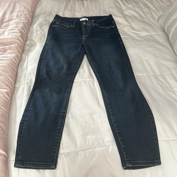 Good American high waist, straight jeans, size 2 Color Blue260 - Picture 2 of 3